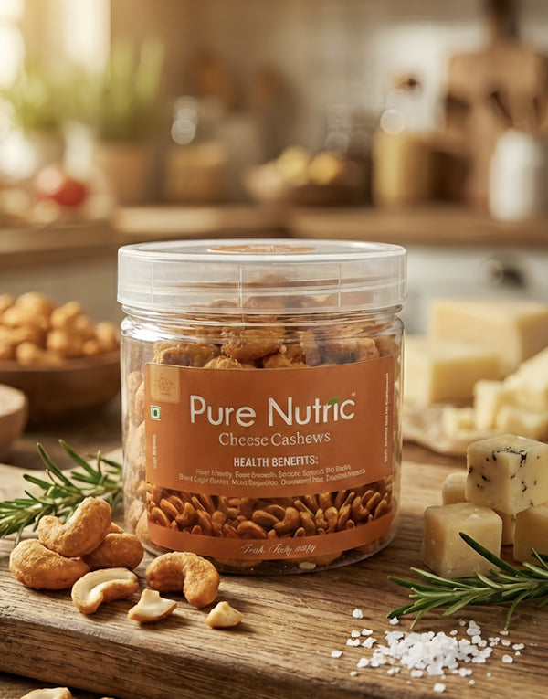Premium Cheese Cashews – Creamy, Savory & Gourmet Roasted Snack(220g)