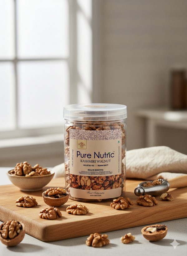 Premium Kashmiri Walnuts – Raw, Nutritious & Heart-Healthy Kernels(260gm)