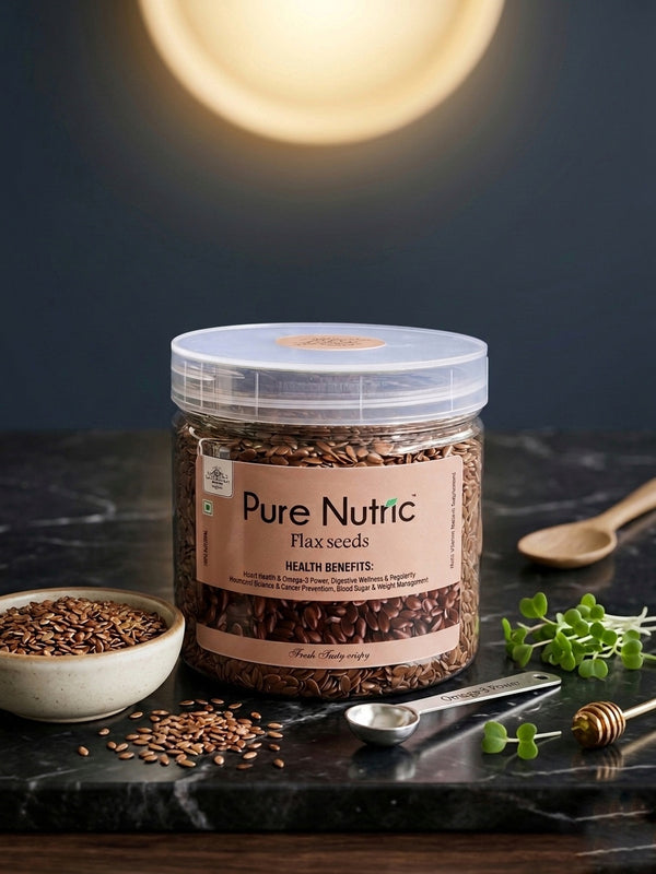 Premium Raw Flax Seeds – Nutrient-Dense Superfood