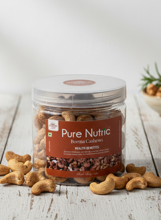 Premium Roasted Borma Cashews | Traditional Crunch
