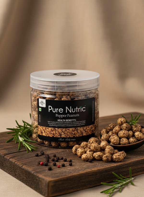 Premium Pepper Peanuts – Bold & Crunchy Gourmet Snack (240g)