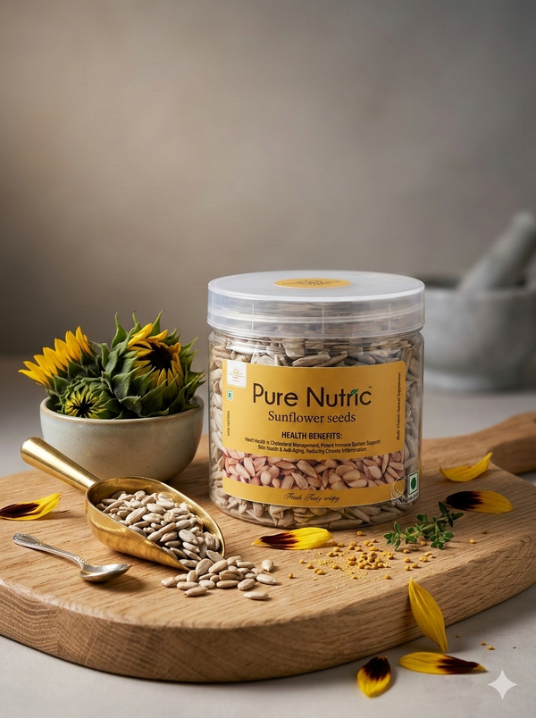 Premium Raw Sunflower Seeds – Nutrient-Rich Superfood Snack