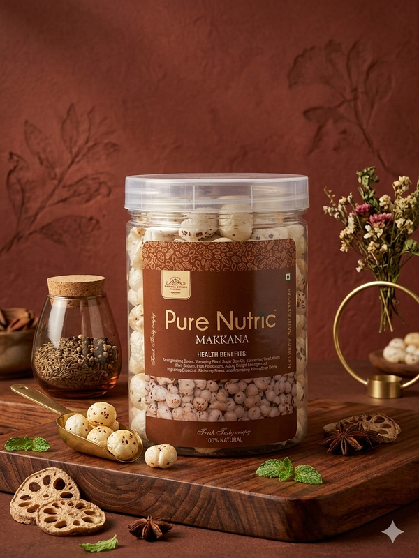 Premium Roasted Makhana (Fox Nuts) – 100% Natural & Nutrient-Rich Snack